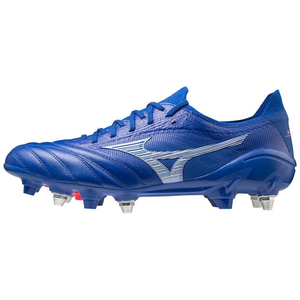 Damske Kopačky Mizuno Morelia Neo 3 beta Japan Mix Modre/Biele Vypredaj NLZP67205